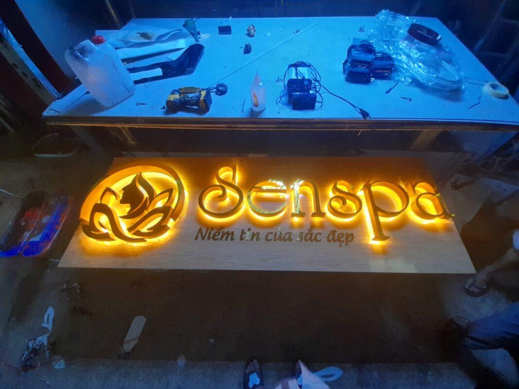 Mẫu Bảng Hiệu Chữ Nổi Sáng Mặt Đẹp