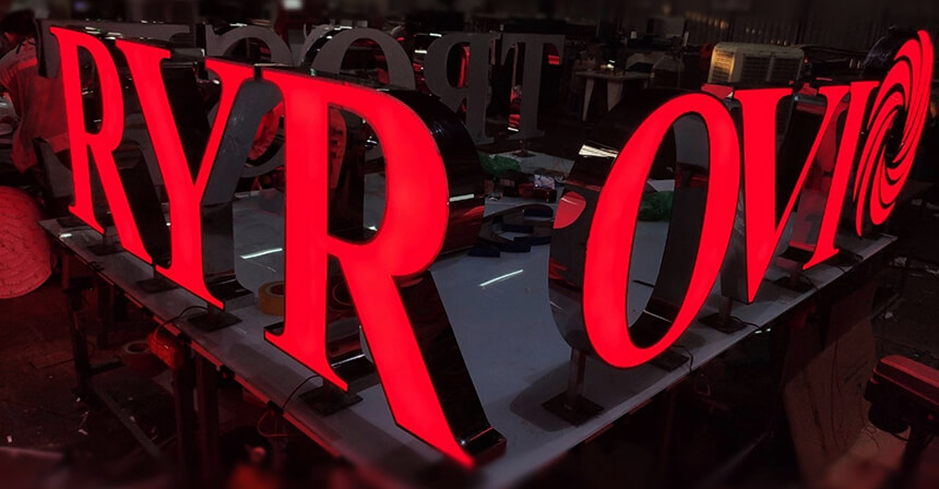 Mẫu Bảng Hiệu Chữ Nổi Sáng Mặt Đẹp