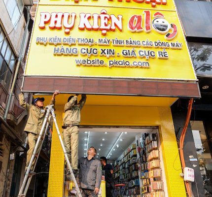 Thiết Kế Bảng Quảng Cáo Điện Thoại Đẹp