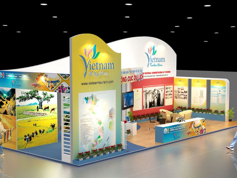 Thi Công Backdrop Gian Hàng Chuyên Nghiệp