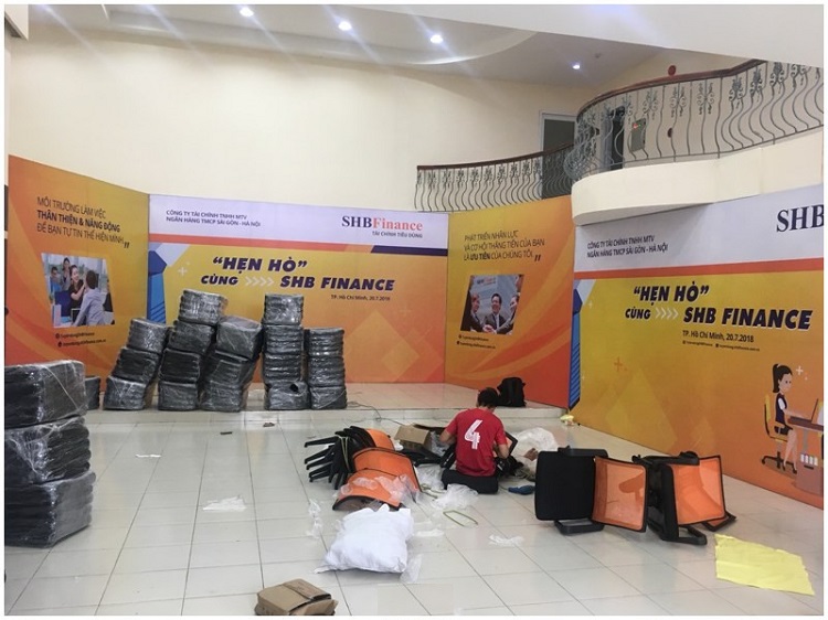 Thi Công Backdrop Gian Hàng Chuyên Nghiệp