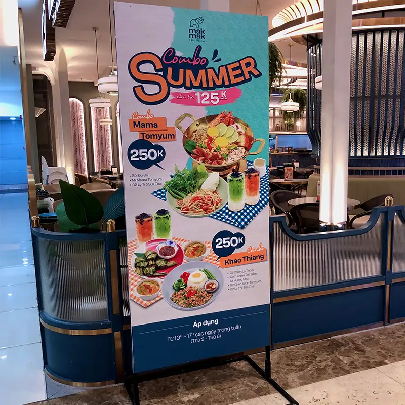 Thiết Kế Bảng Hiệu Standee Đẹp