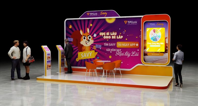 Thi Công Booth Siêu Thị Chuyên Nghiệp