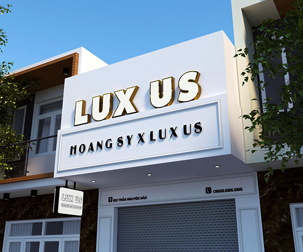 Mẫu Bảng Hiệu Trắng Đẹp