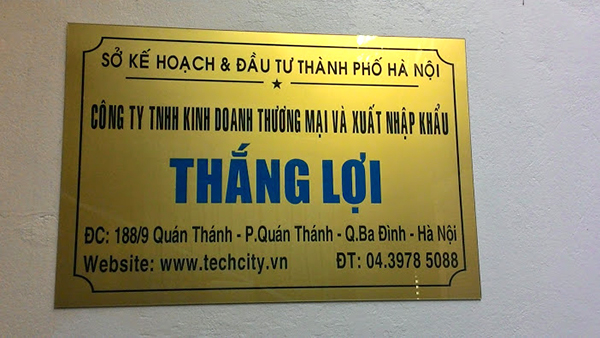 Thiết Kế Biển Hiệu Công Ty