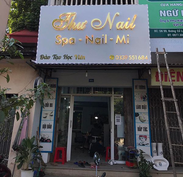 Mẫu Bảng Hiệu Nail Đẹp