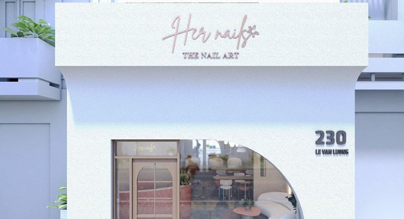Thi Công Bảng Hiệu Nail Đẹp