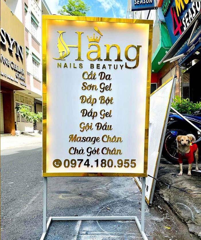 Mẫu Biển Quảng Cáo Bán Hàng Đẹp