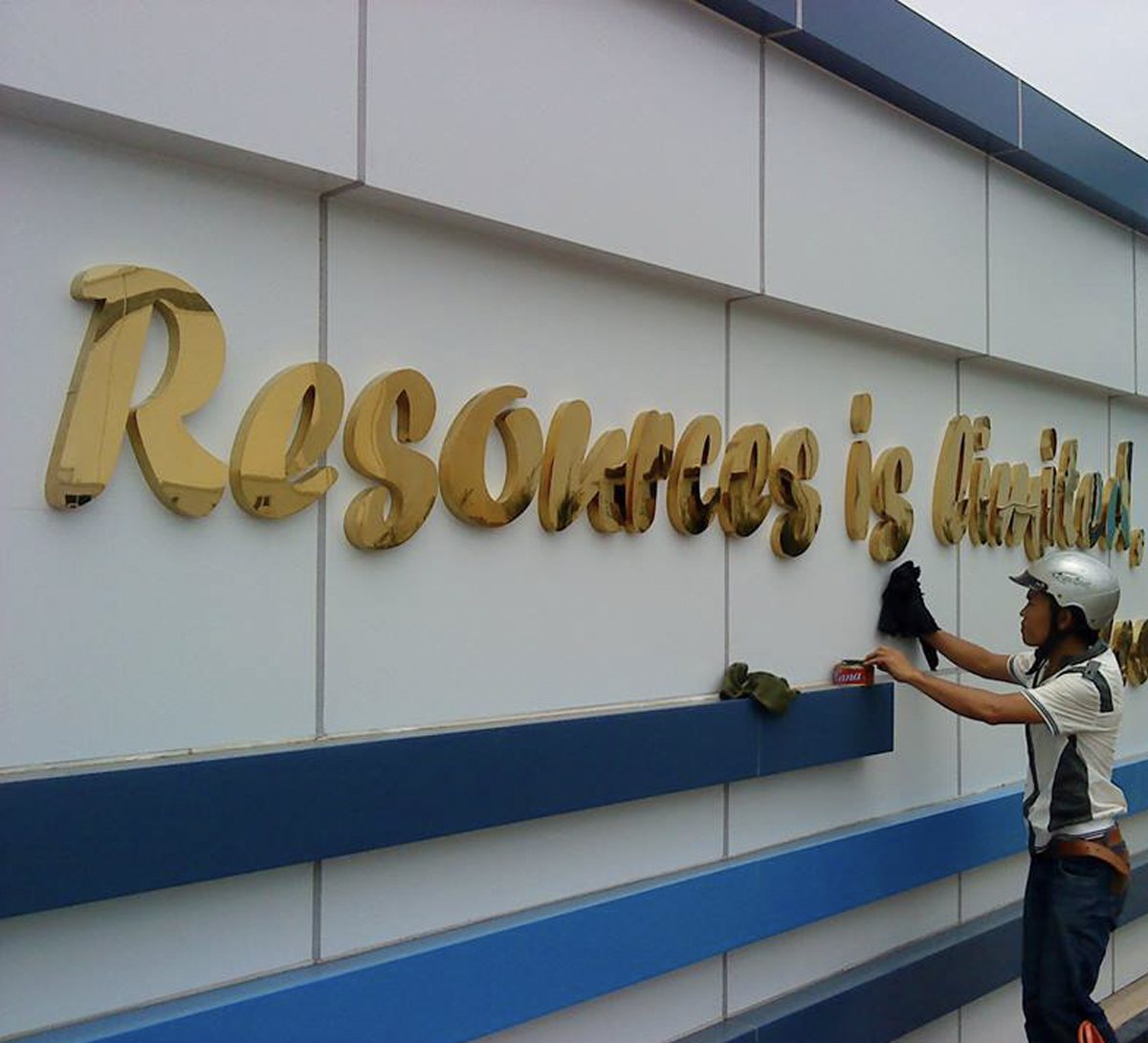 Gia Công Chữ Inox Vàng Gương