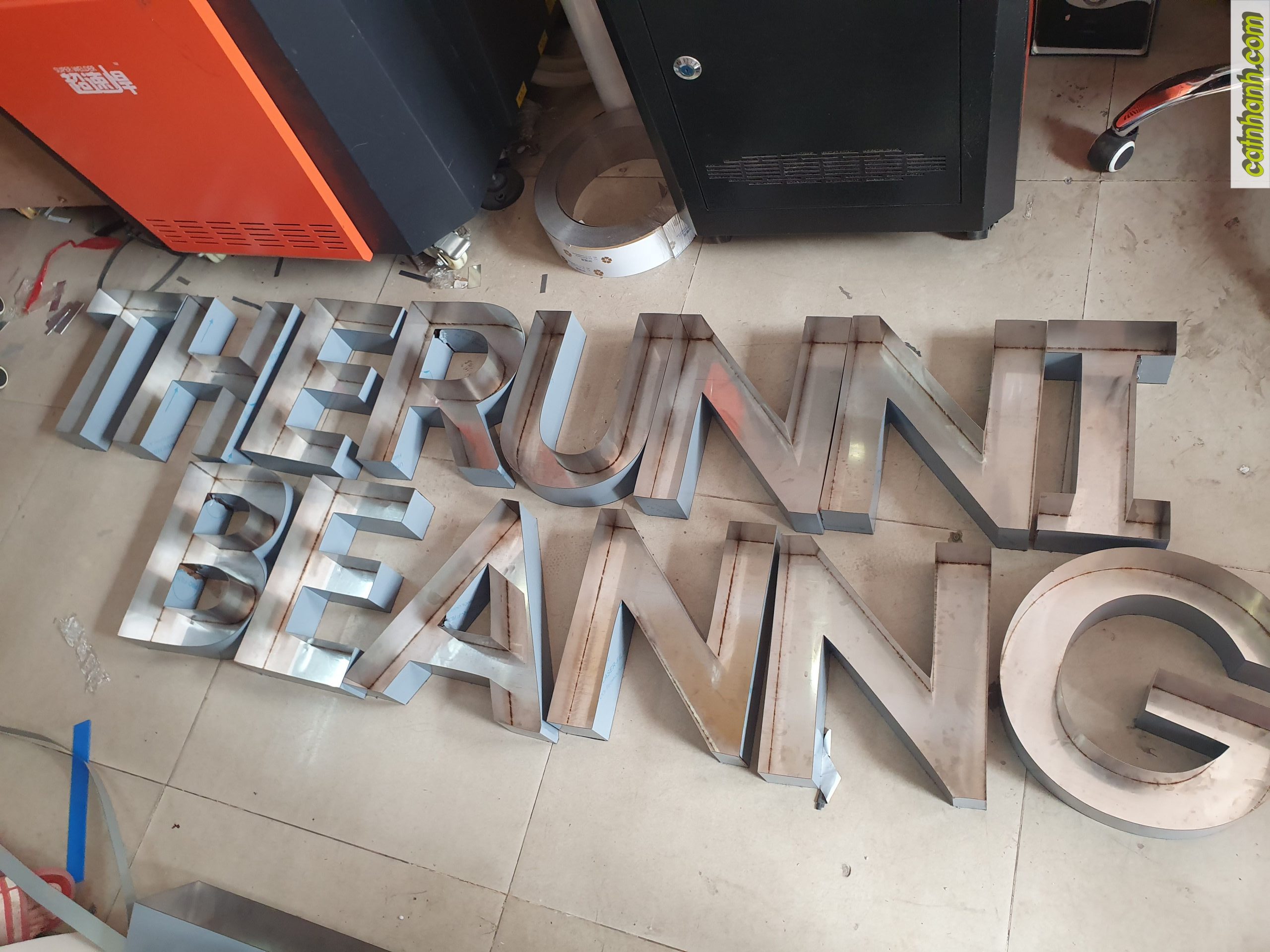 Gia Công Chữ Inox Vàng Gương