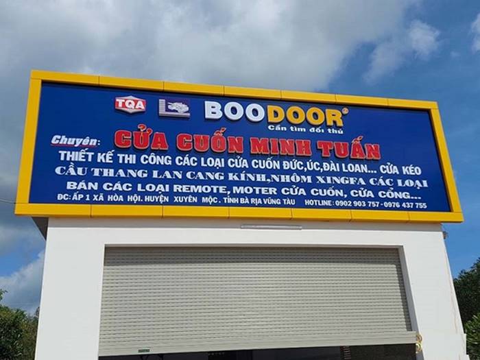 Mẫu Biển Quảng Cáo Xưởng Cơ Khí