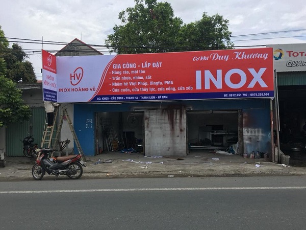 Mẫu Biển Quảng Cáo Xưởng Cơ Khí