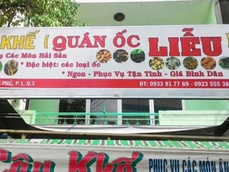 Biển Quảng Cáo Quán Ốc Đẹp