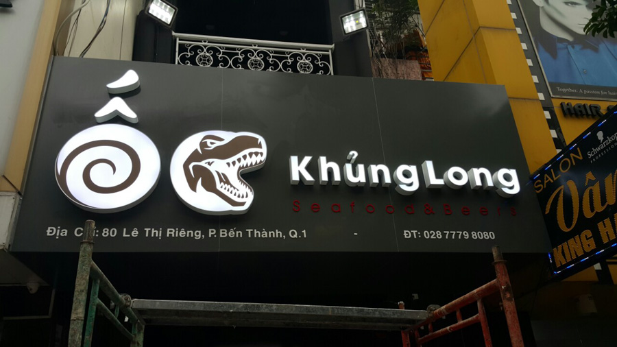 Thi Công Biển Quảng Cáo Quán Ốc Đẹp