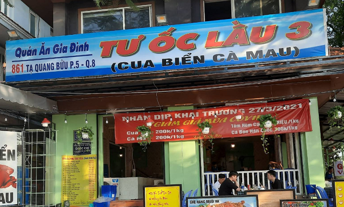 Thi Công Biển Quảng Cáo Quán Ốc Đẹp