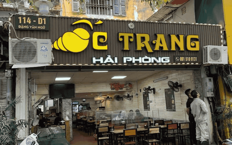 Thi Công Biển Quảng Cáo Quán Ốc Đẹp