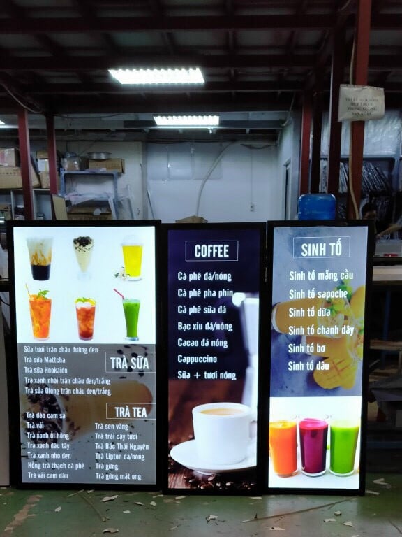 Mẫu Hộp Đèn Quán Ăn Đẹp