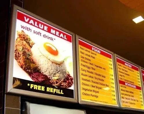 Mẫu Hộp Đèn Quán Ăn Đẹp Năm 2025