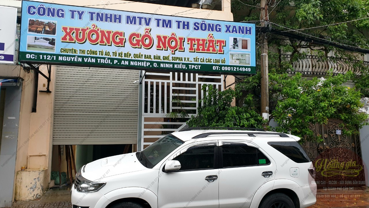 Thi Công Bảng Hiệu Công Ty Nội Thất Đẹp