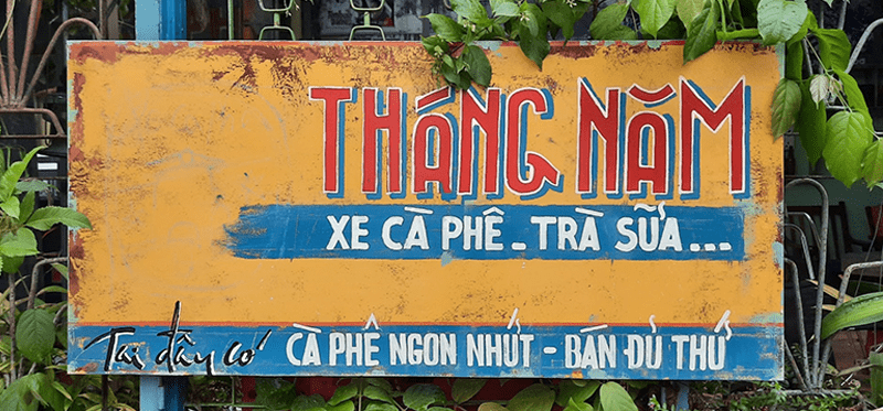 Thiết Kế Bảng Hiệu Gỗ Vintage