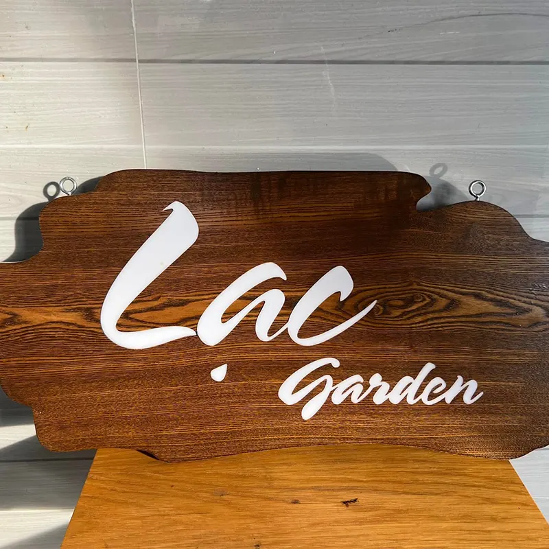 Mẫu Bảng Hiệu Gỗ Vintage Đẹp