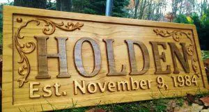 Thi Công Bảng Hiệu Gỗ Cổ Điển