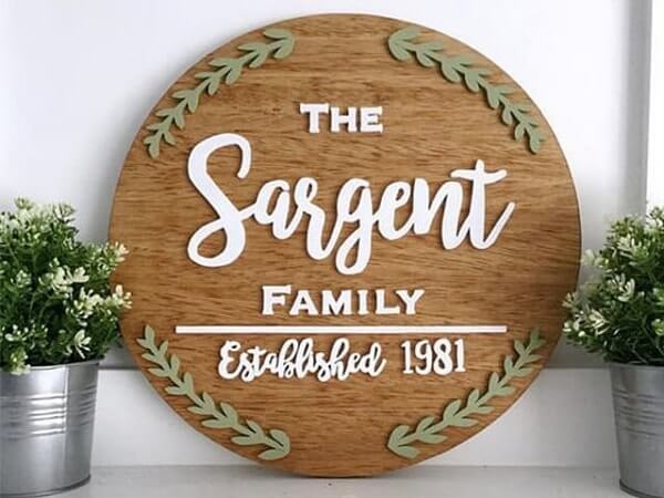 Thiết Kế Bảng Hiệu Gỗ Cổ Điển