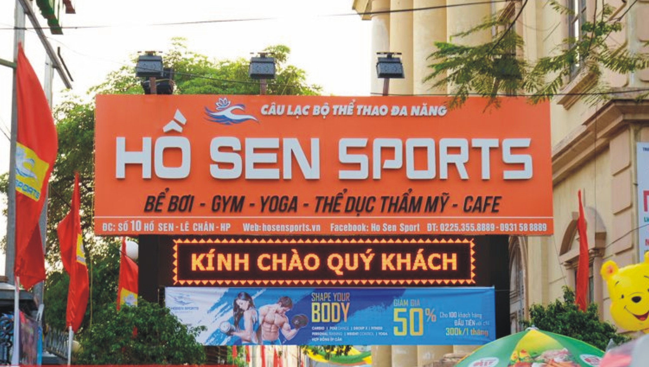 Thi Công Biển Quảng Cáo Phòng Gym