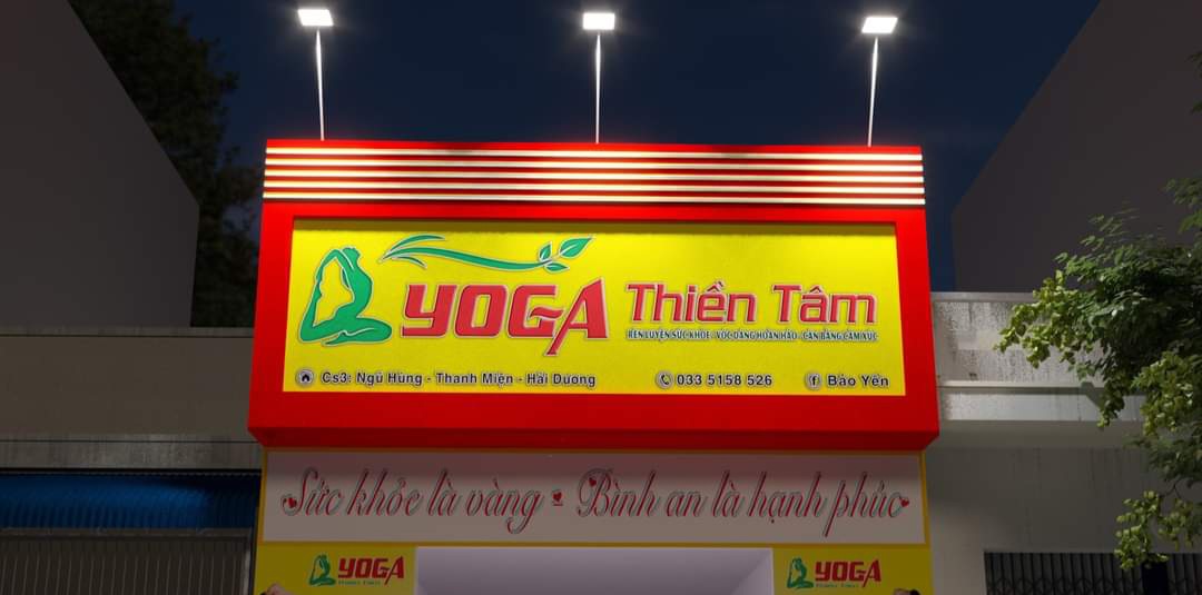 Mẫu Bảng Hiệu Phòng Tập Yoga Đẹp
