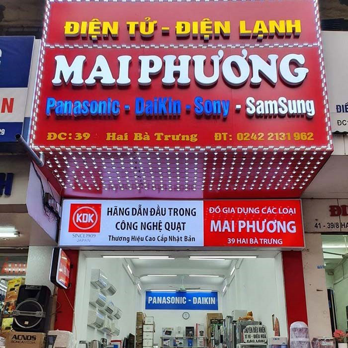 Mẫu Bảng Hiệu Đồ Gia Dụng Đẹp