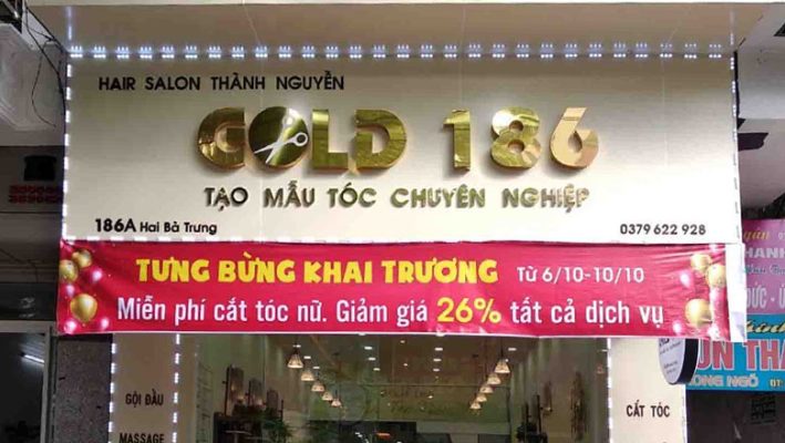 Biển Quảng Cáo Salon Tóc Đẹp, Thu Hút Khách