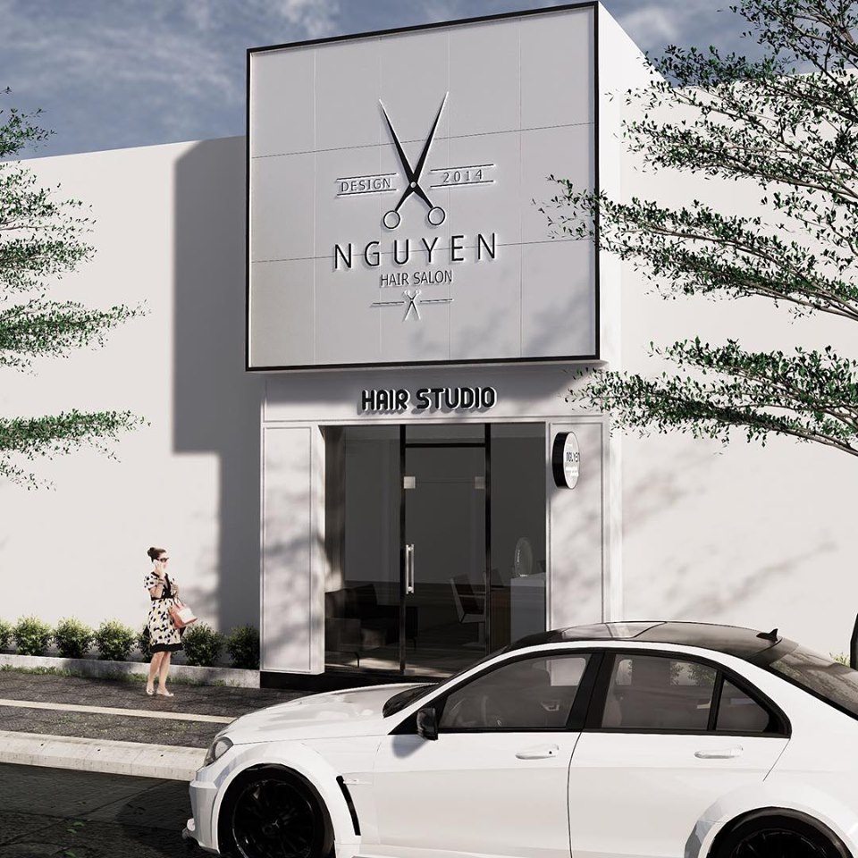 Thiết Kế Biển Quảng Cáo Salon Tóc Đẹp, Ấn Tượng