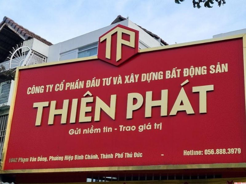 Bảng Hiệu Công Ty Bất Động Sản Đẹp, Chuyên Nghiệp