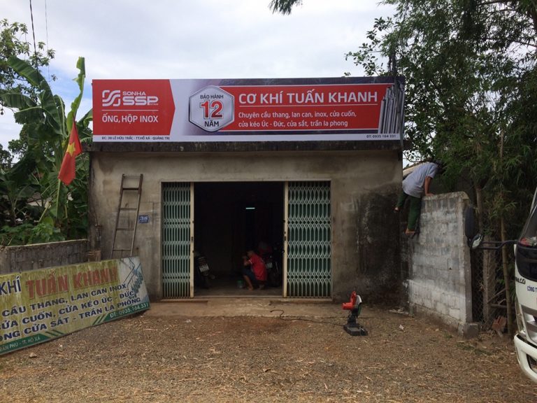 Mẫu Biển Quảng Cáo Cơ Khí Đẹp, Bền Chắc, Thu Hút