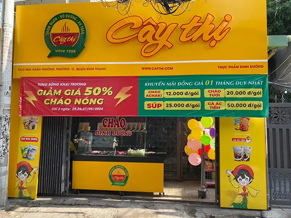 Mẫu Biển Hiệu Cháo Dinh Dưỡng Đẹp