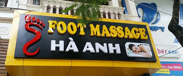 Thi Công Bảng Hiệu Massage Chuyên Nghiệp, Sang Trọng