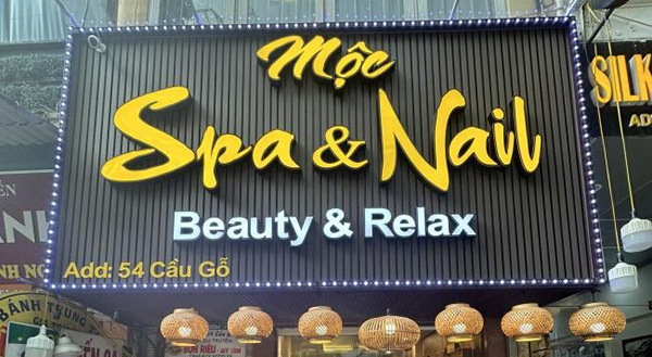 Thi Công Bảng Hiệu Massage Chuyên Nghiệp, Sang Trọng