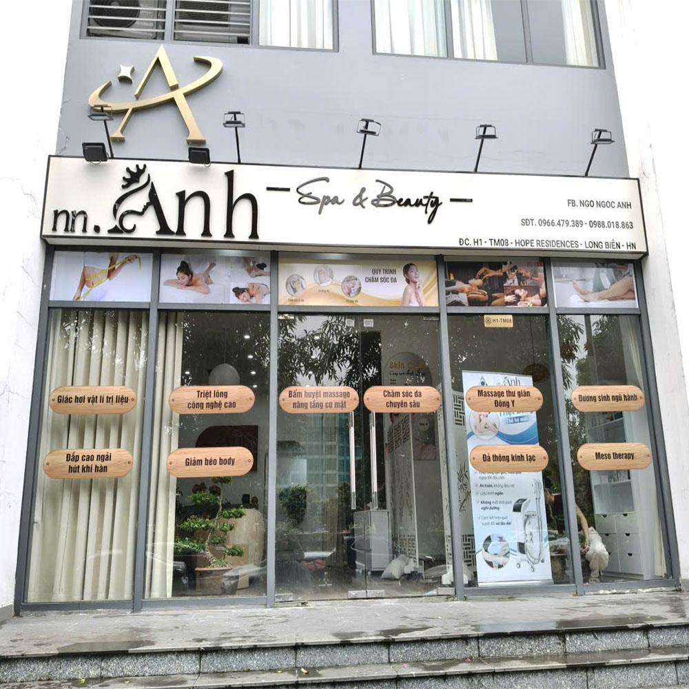 Thi Công Bảng Hiệu Massage Chuyên Nghiệp, Sang Trọng