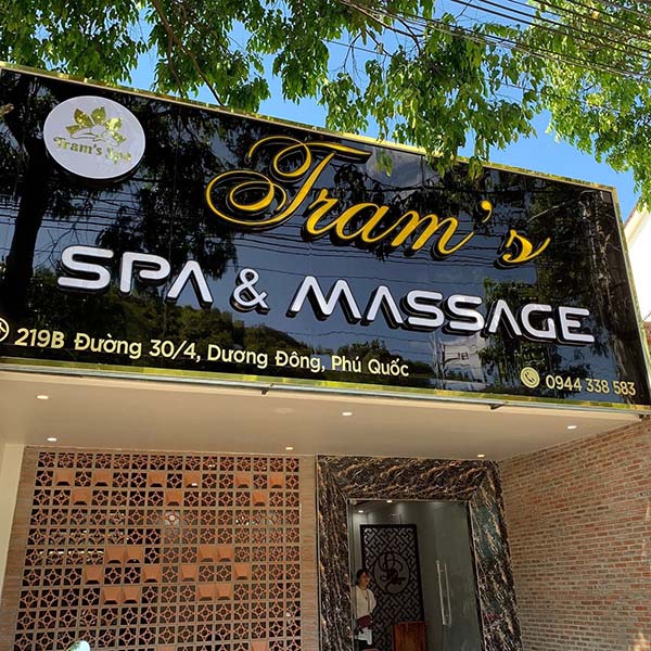Thiết Kế Bảng Hiệu Massage Sang Trọng, Chuẩn Spa