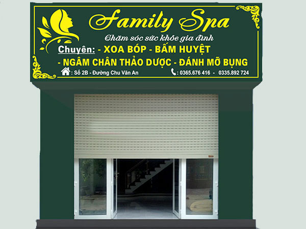 Thiết Kế Bảng Hiệu Massage Sang Trọng, Chuẩn Spa