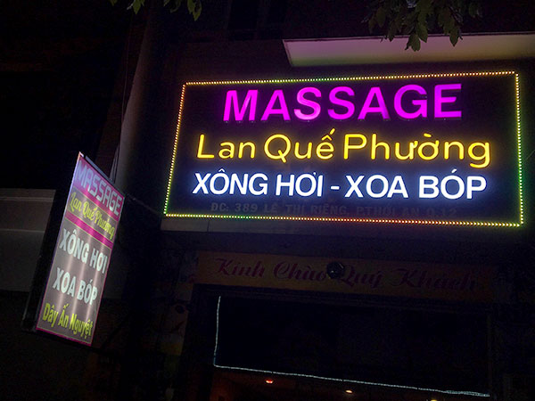 Mẫu Bảng Hiệu Massage Đẹp