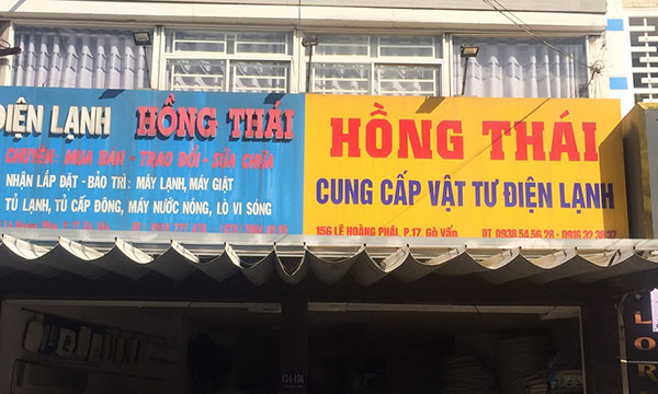 Thiết Kế Bảng Hiệu Điện Lạnh Chuyên Nghiệp, Bền Đẹp