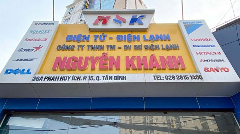 Mẫu Bảng Hiệu Điện Lạnh Đẹp, Dễ Nhận Diện