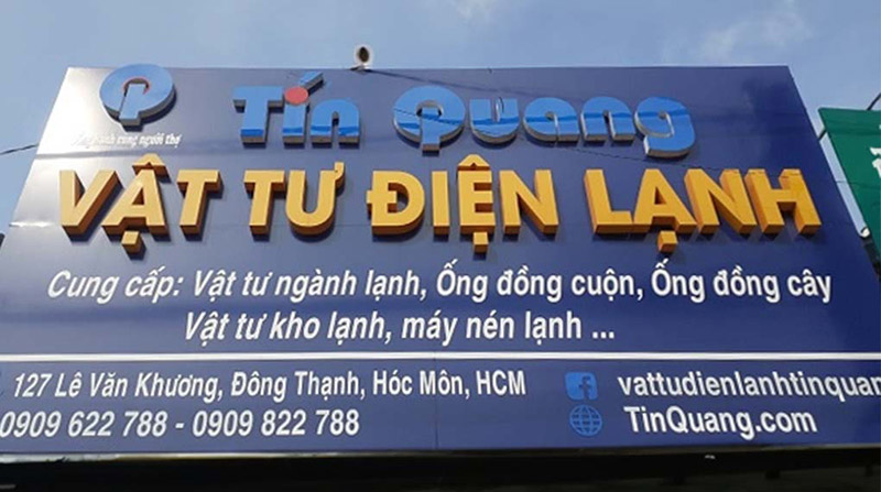 Mẫu Bảng Hiệu Điện Lạnh Đẹp, Dễ Nhận Diện