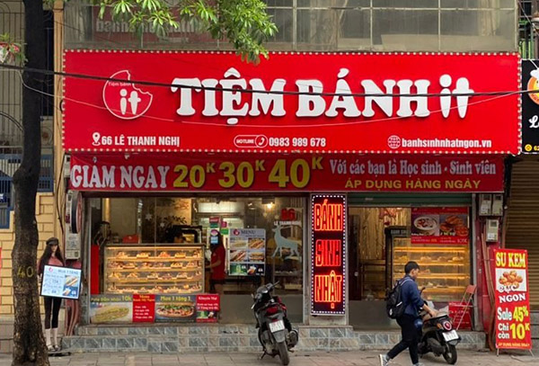 Mẫu Bảng Hiệu Tiệm Bánh Đẹp Năm 2025