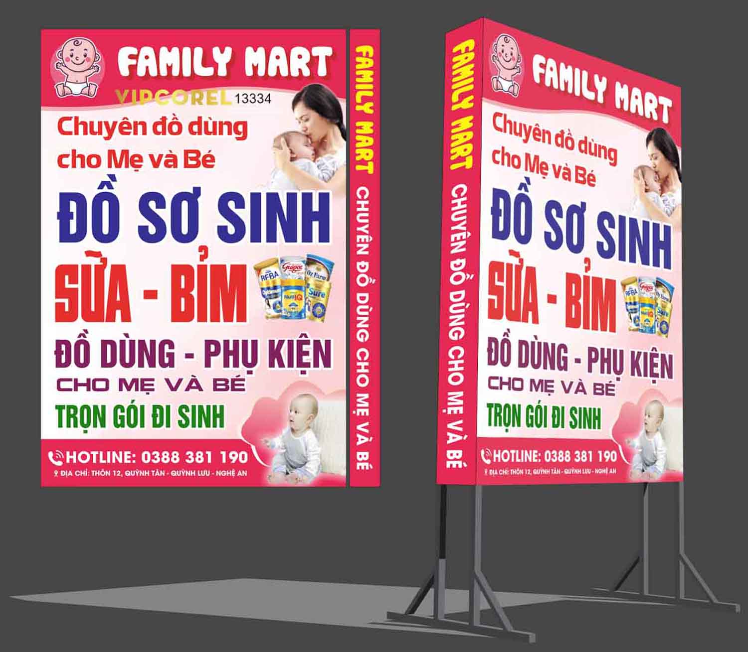 Thiết Kế Biển Quảng Cáo Mẹ Và Bé Đẹp – Chuyên Nghiệp