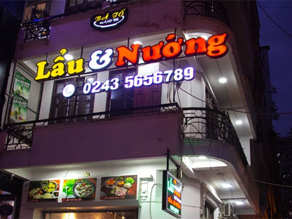 Thiết Kế Biển Hiệu Quán Nhậu Đẹp, Nổi Bật Ban Đêm