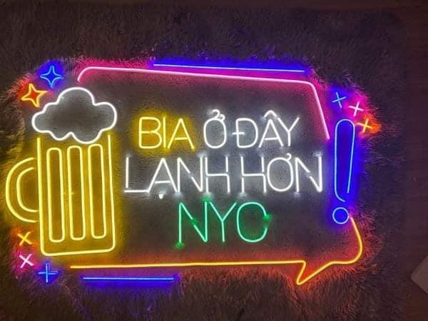 Thiết Kế Biển Hiệu Quán Nhậu Đẹp, Nổi Bật Ban Đêm