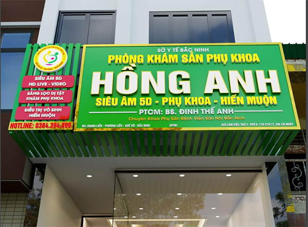 Thi Công Biển Hiệu Phòng Khám Chuẩn Y Tế, Đẹp