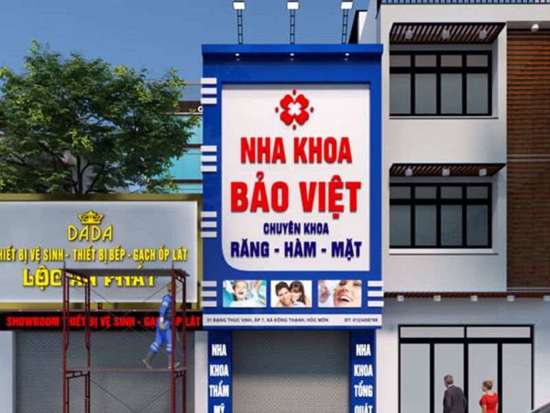 Mẫu Bảng Hiệu Phòng Khám Nha Khoa Đẹp